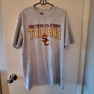 47 Gray Southern California Trojans Tee